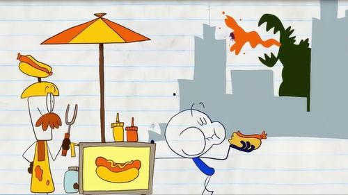 小蓝和他的朋友们吃瓜,一场欢乐的吃瓜盛宴